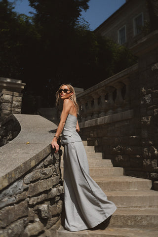 happily grey wedding dress The Celebrity-Inspired Bridal Beauty Trends Of The Season